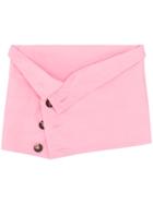 Plan C Buttoned Corset Belt - Pink