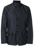 Fay High Collar Single-breasted Jacket - Blue