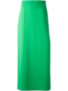 P.a.r.o.s.h. Classic Maxi Skirt, Women's, Green, Polyester
