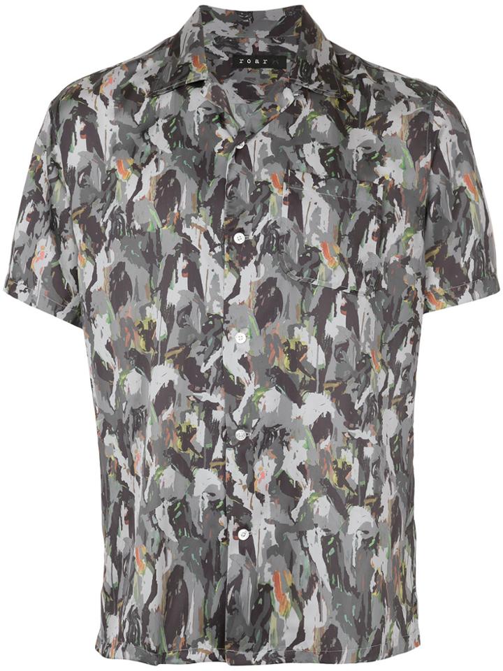 Roar Printed Short Sleeve Shirt - Multicolour