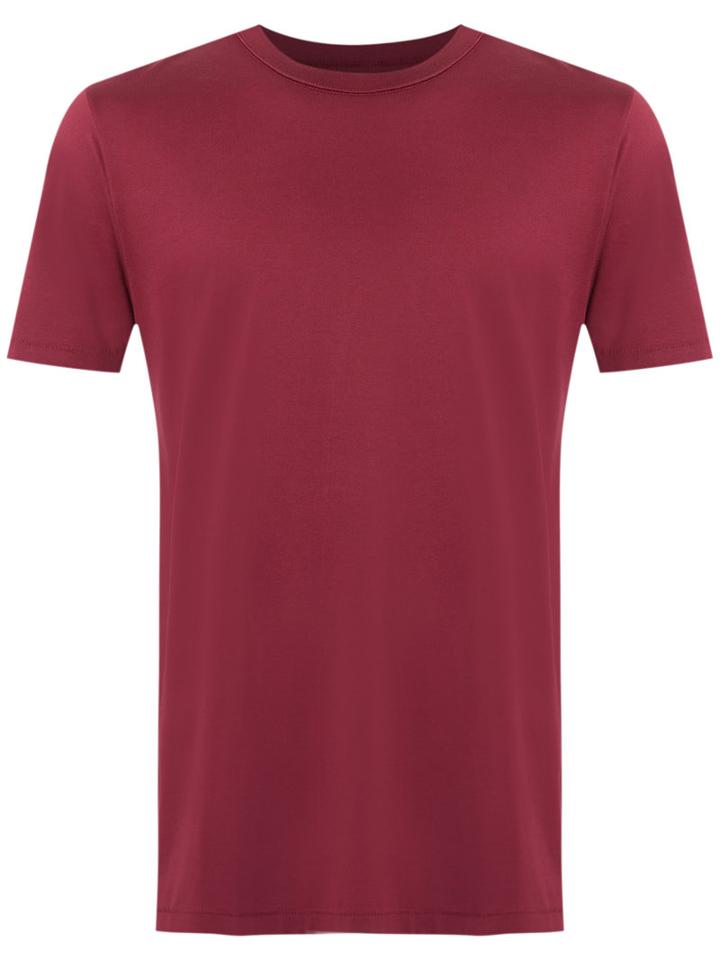À La Garçonne - Crew Neck T-shirt - Unisex - Cotton - P, Red, Cotton