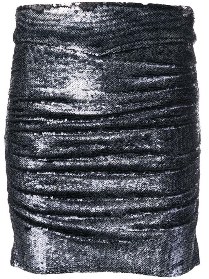 Iro Sequin Embellished Skirt - Grey