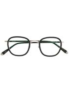 Matsuda - Round Frame Glasses - Unisex - Acetate/metal - 46, Black, Acetate/metal