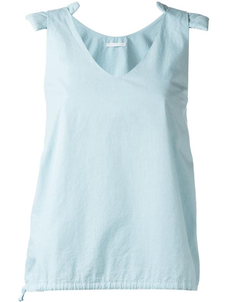 Société Anonyme Shoulder Pad Tank, Women's, Size: 1, Blue, Cotton