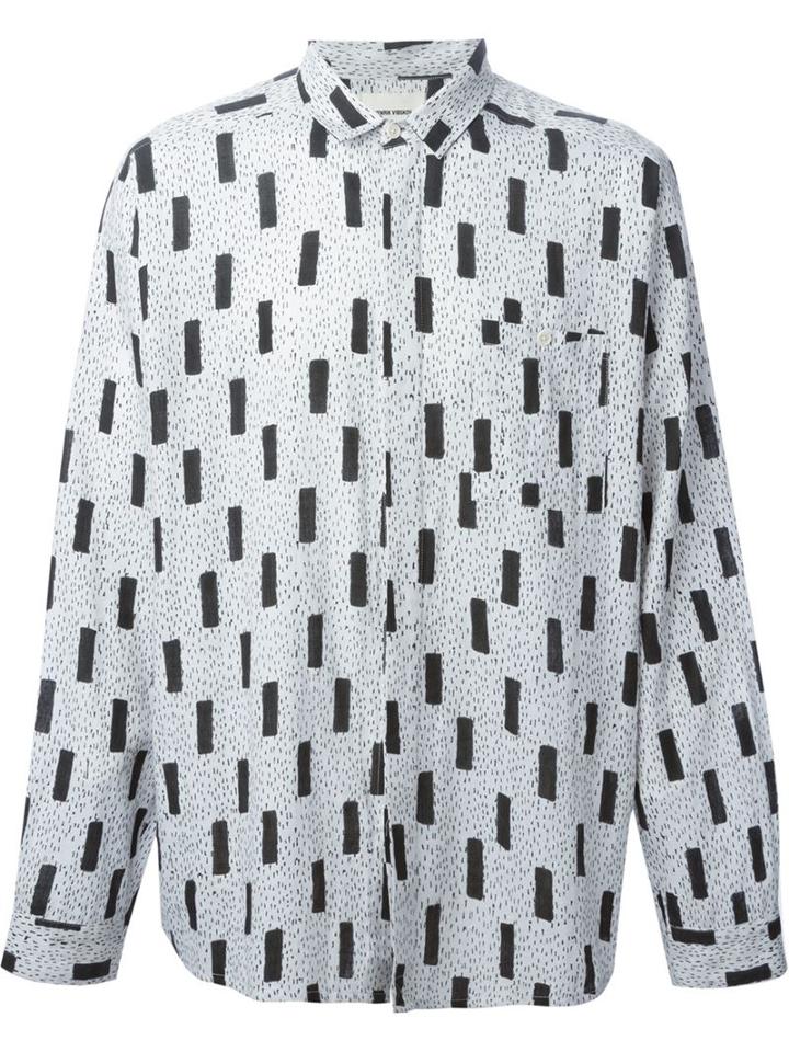 Henrik Vibskov New James Shirt, Men's, Size: L, White, Cotton
