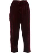 Mes Demoiselles Giuliano Cropped Trousers - Red