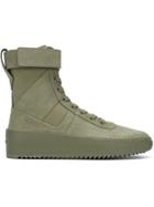 Fear Of God Lace-up Hi Top Sneakers - Green