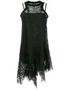 Sacai Guipure Lace Dress, Women's, Size: 2, Black, Cotton/rayon/nylon/polyester
