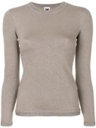 M Missoni Metallic Knitted Top - Nude & Neutrals