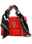 Ermanno Scervino Mini Scarf Embellished Bag - Red