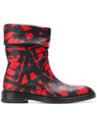 Paul Andrew Rian Boots - Red