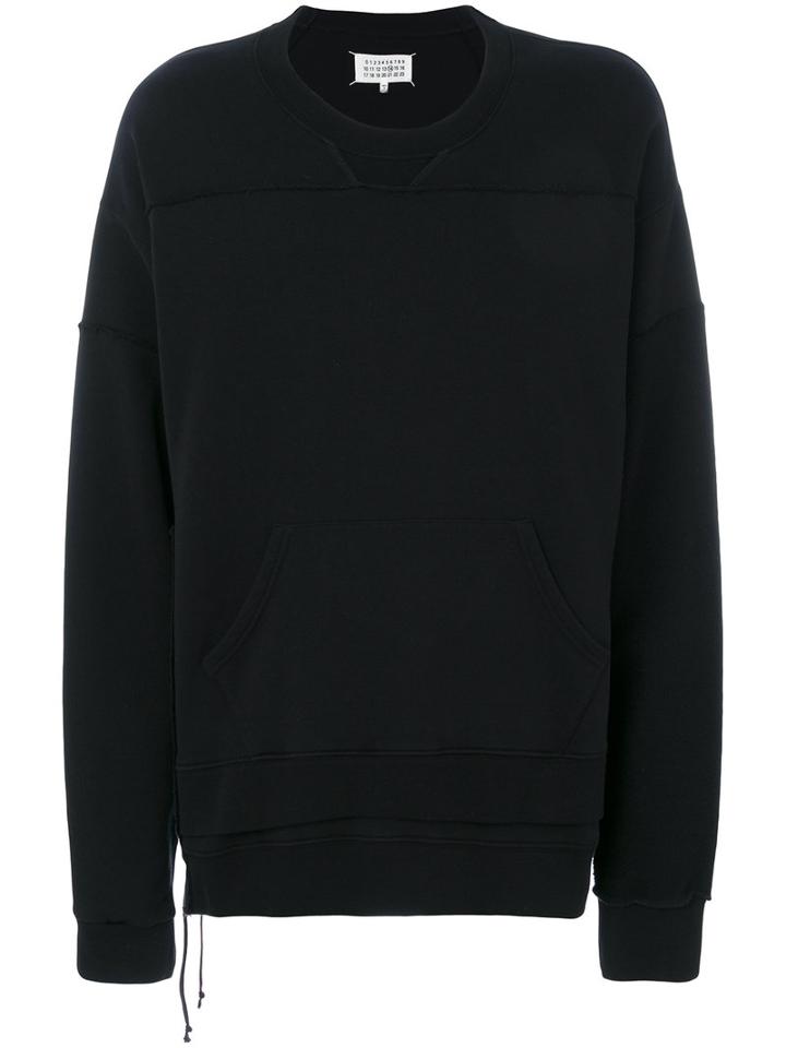 Maison Margiela - Layered Oversized Sweatshirt - Men - Cotton - 50, Black, Cotton