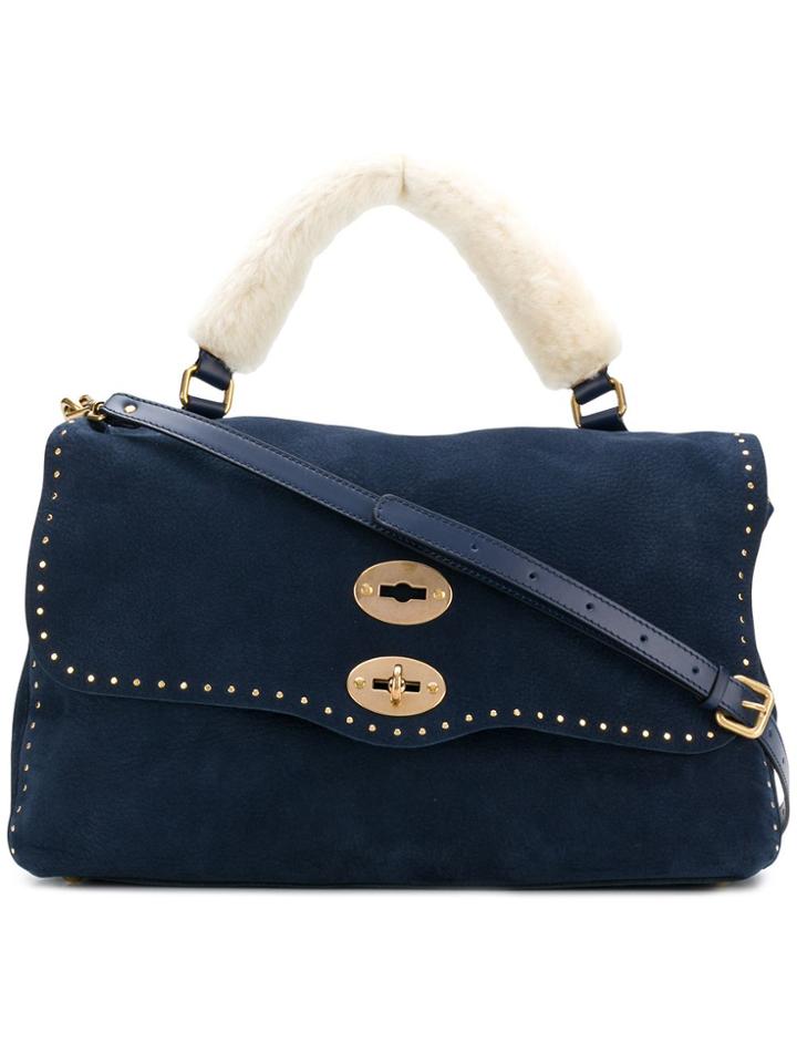 Zanellato Medium Postina Tote Bag - Blue