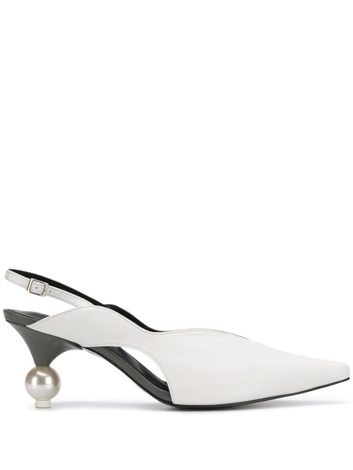 Yuul Yie Pearl Heel Pump - White