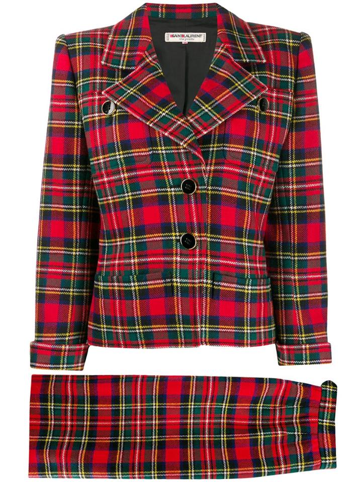 Yves Saint Laurent Pre-owned Suit 70s 80s - Red
