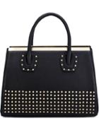 Studded Tote - Women - Lamb Skin - One Size, Black, Lamb Skin, Thomas Wylde