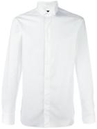 Z Zegna Classic Button Down Shirt, Men's, Size: 40, White, Cotton/spandex/elastane
