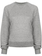 Sandy Liang Open Back Sweatshirt - Grey