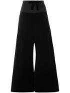 Ter Et Bantine Flared Trousers, Women's, Size: 42, Black, Cotton/linen/flax/silk