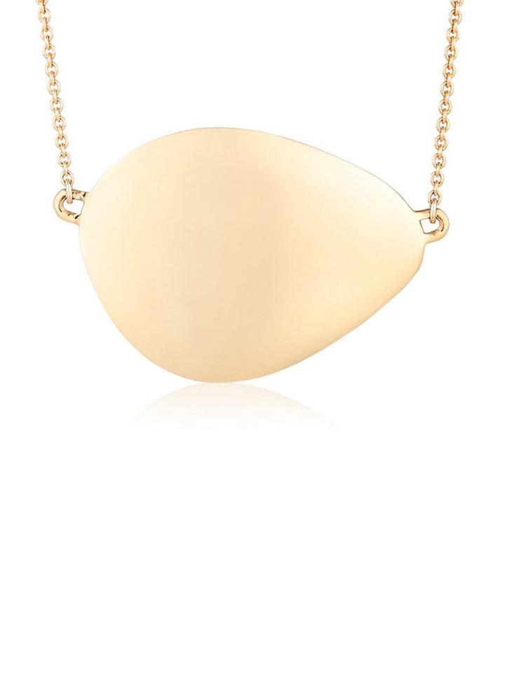 Monica Vinader Nura Large Teardrop Necklace - Gold