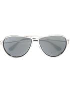 Versace 'greca Stars' Sunglasses, Women's, Grey, Crystal/metal