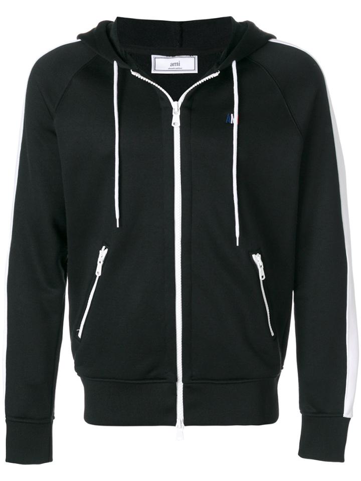 Ami Alexandre Mattiussi Zipped Hoodie - Black