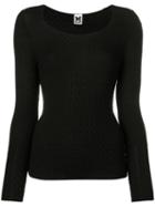 Missoni Pre-owned 1990's Textured Knitted Blouse - Black
