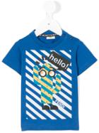 Fendi Kids - Cactus Motif T-shirt - Kids - Cotton - 24 Mth, Blue