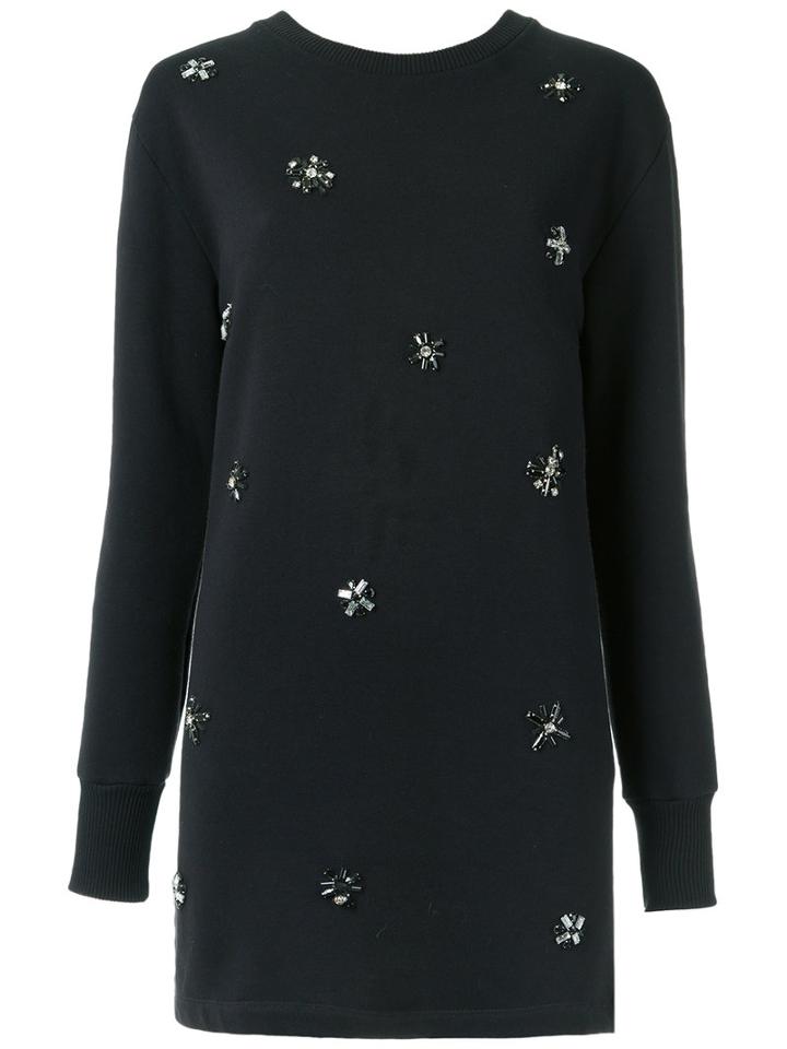 Andrea Bogosian - Embellished Dress - Women - Cotton/polyester - P, Black, Cotton/polyester