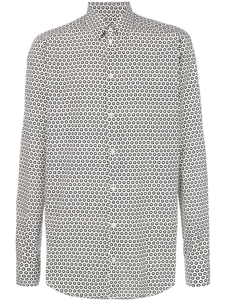 Dolce & Gabbana Camicia Printed Shirt - White