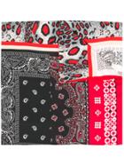 Pierre-louis Mascia Patch-work Print Scarf - Multicolour