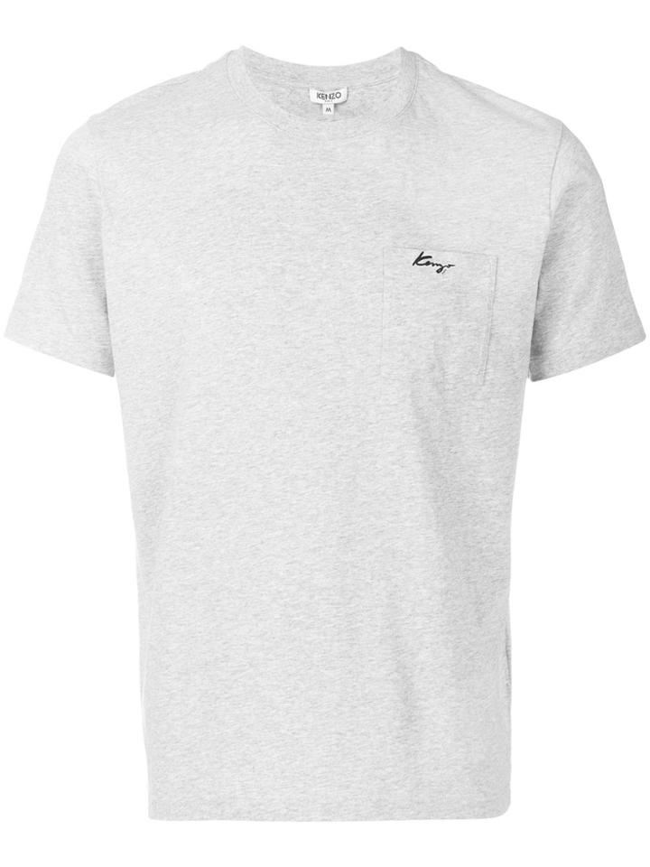Kenzo Small Signature T-shirt - Grey