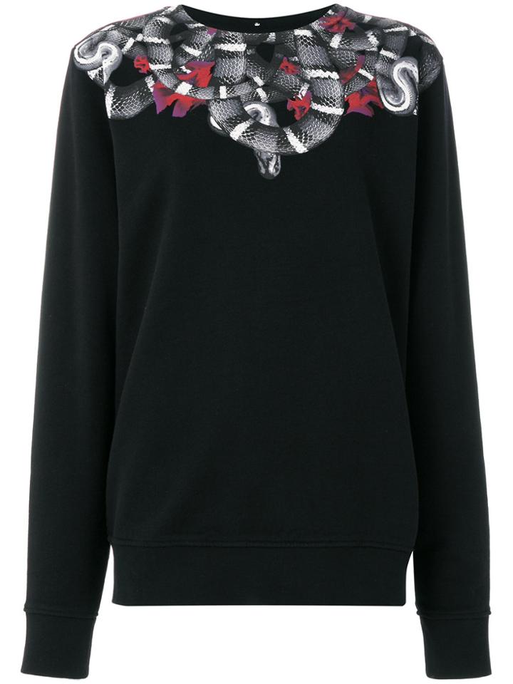 Marcelo Burlon County Of Milan Snakes Sweatshirt - Black