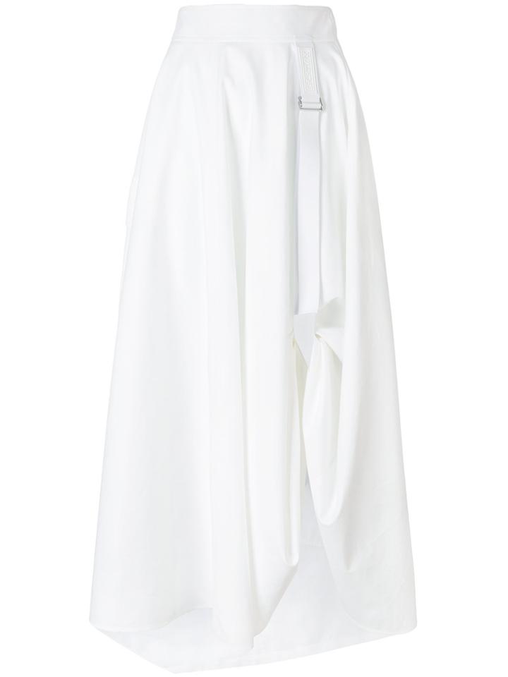 Sportmax Asymmetric Full Skirt - White