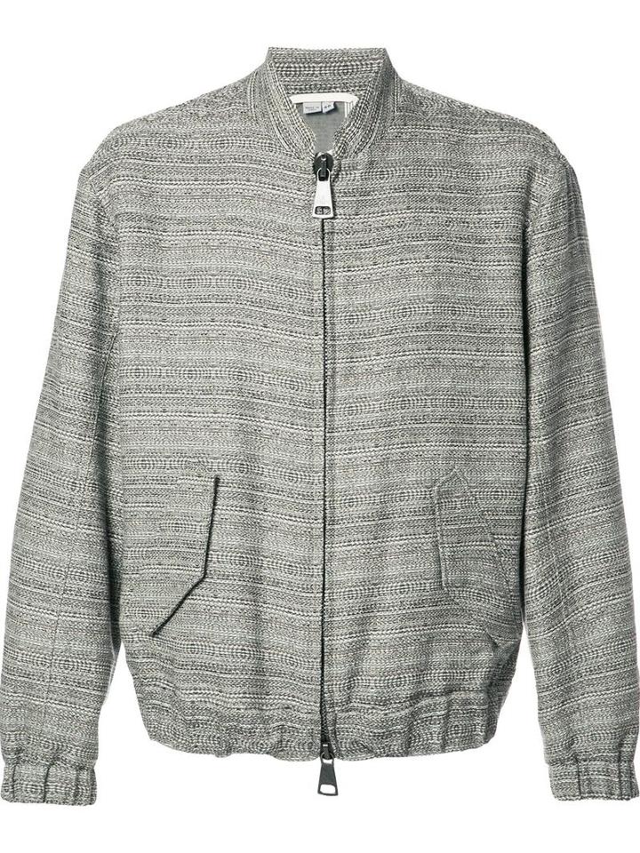Vivienne Westwood Man Elasticated Detailing Bomber Jacket, Men's, Size: 48, Grey, Cotton/modal/polyester