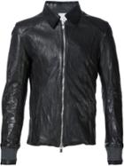 Guidi Zipped Jacket, Men's, Size: 50, Black, Horse Leather/cotton