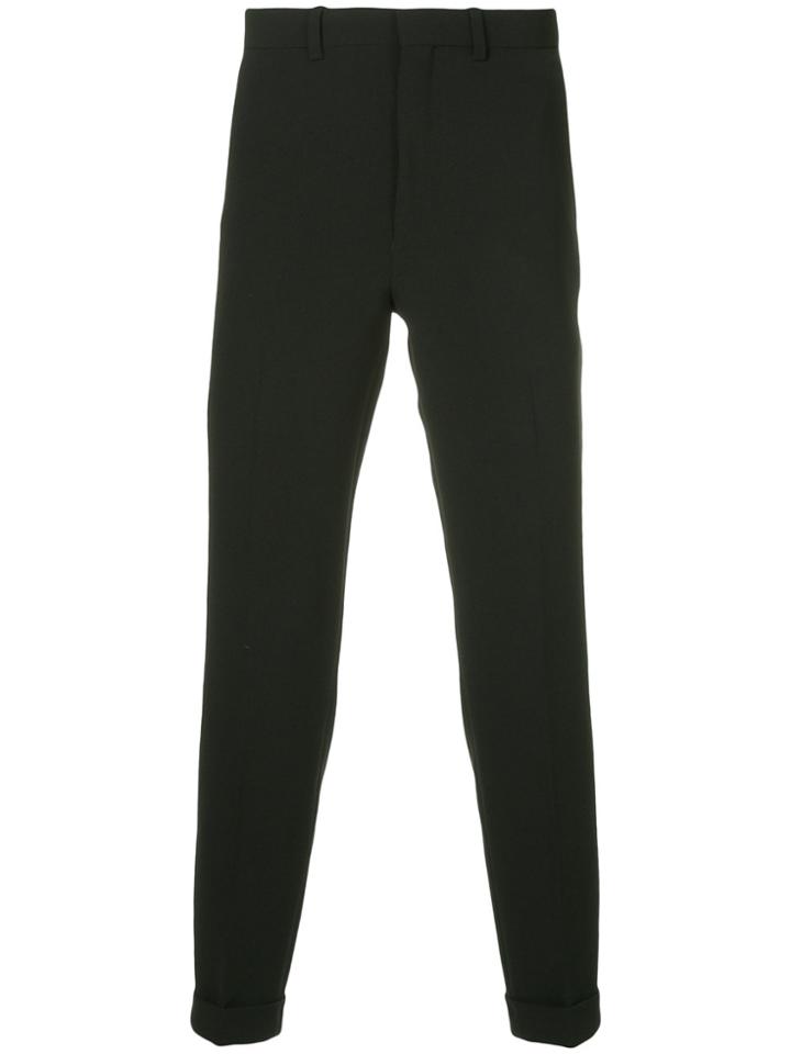 N. Hoolywood Tapered Leg Tailored Trousers - Black