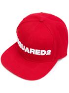 Dsquared2 - Logo Baseball Cap - Men - Acrylic - One Size, Red, Acrylic