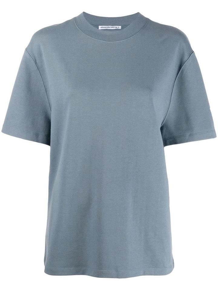 T By Alexander Wang Logo T-shirt - Blue