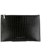 Victoria Beckham Small Crocodile Effect Clutch