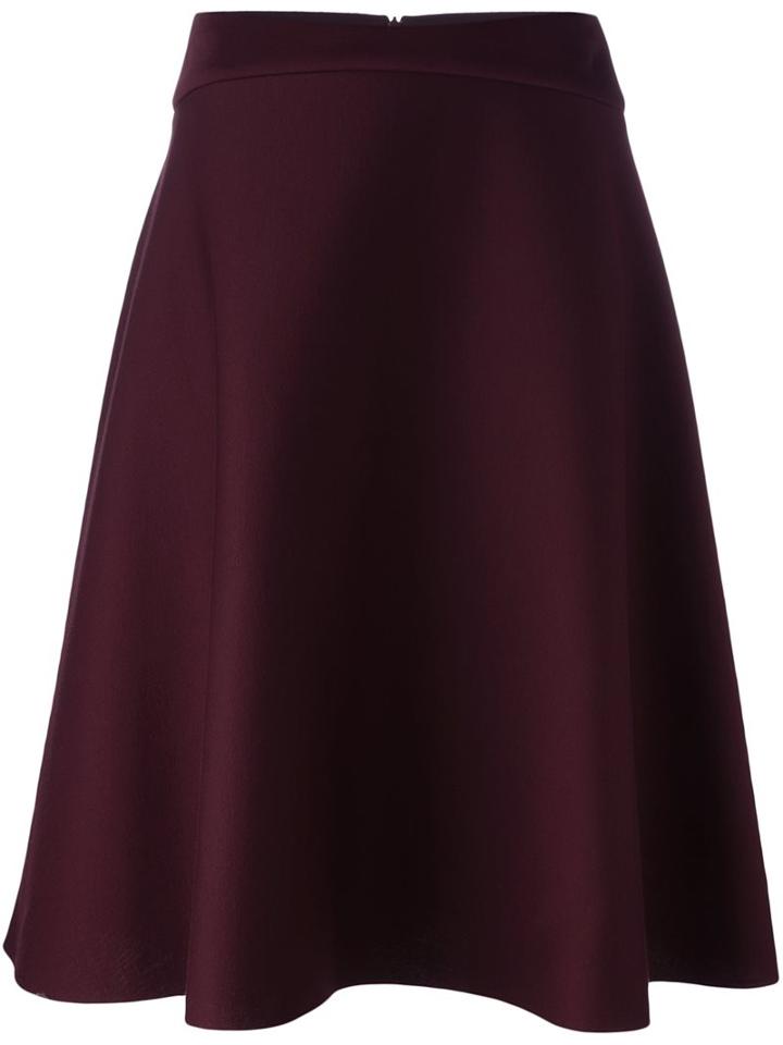Chalayan A-line Skirt, Women's, Size: 40, Red, Modal