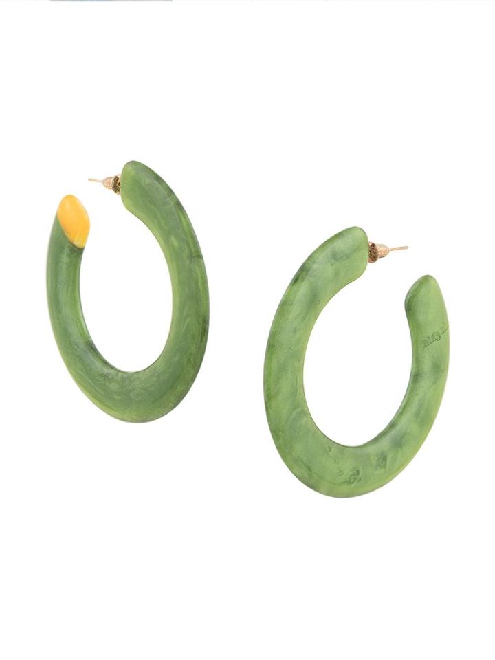 Cult Gaia Malachite Mira Earrings - Green
