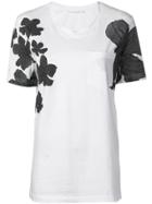 Neil Barrett Floral Pocket T-shirt - White