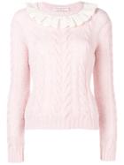 Philosophy Di Lorenzo Serafini Long-sleeve Fitted Sweater - Pink &