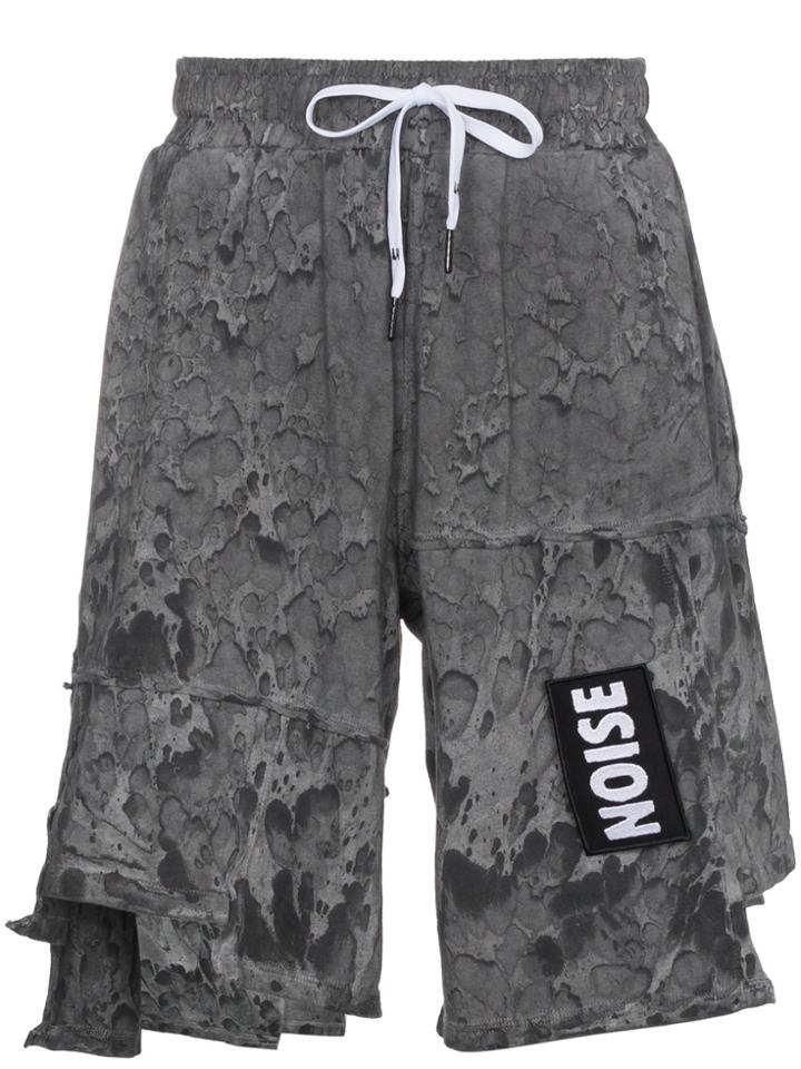 Liam Hodges Rave Washed Shorts - Grey