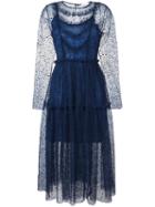 Si Jay Tulle Midi Dress, Women's, Size: 44, Blue, Polyamide/viscose