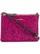 Twin-set Printed Fur Shoulder Bag - Black