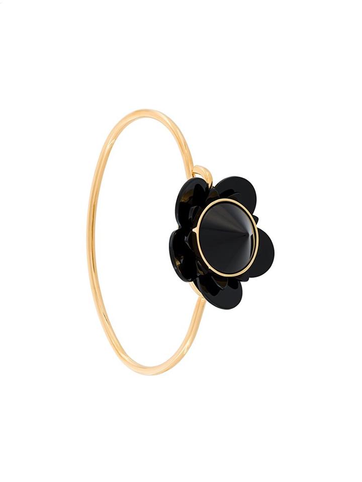 Fendi Flowerland Bracelet, Women's, Size: Medium, Metallic