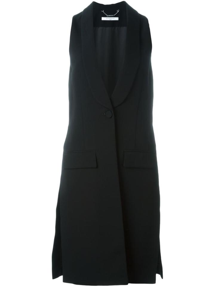Givenchy Sleeveless Long Blazer
