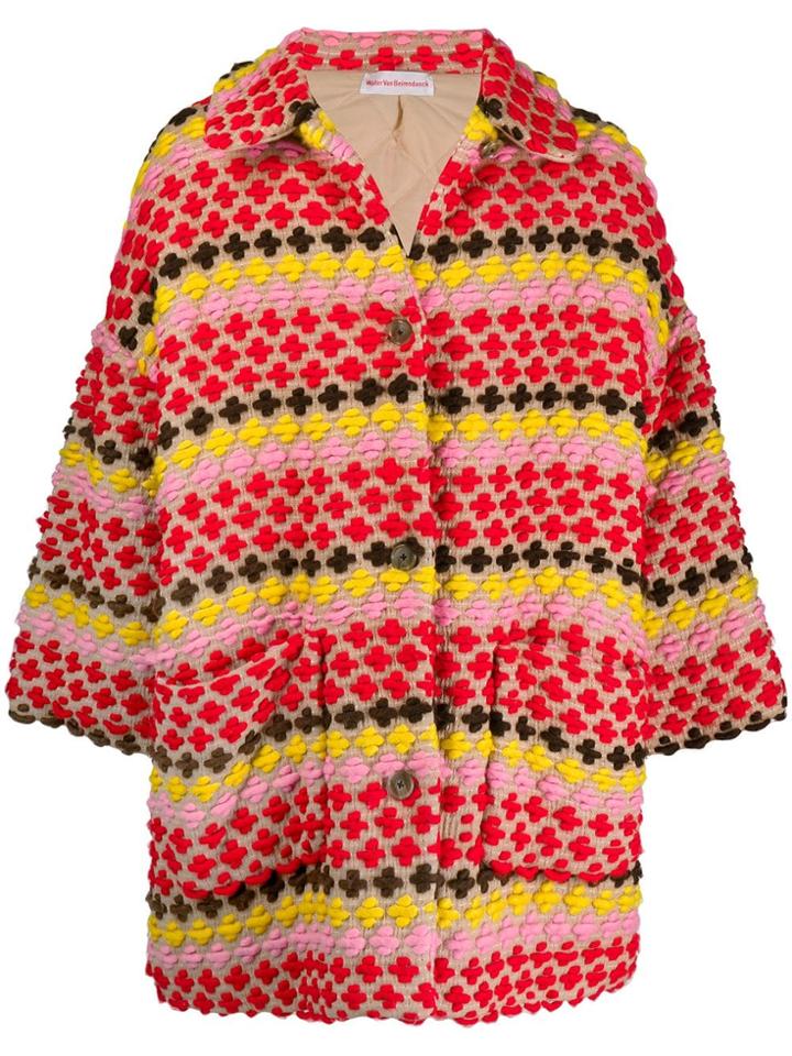 Walter Van Beirendonck Pre-owned 2011/12's Hand On Heart Woven Knit